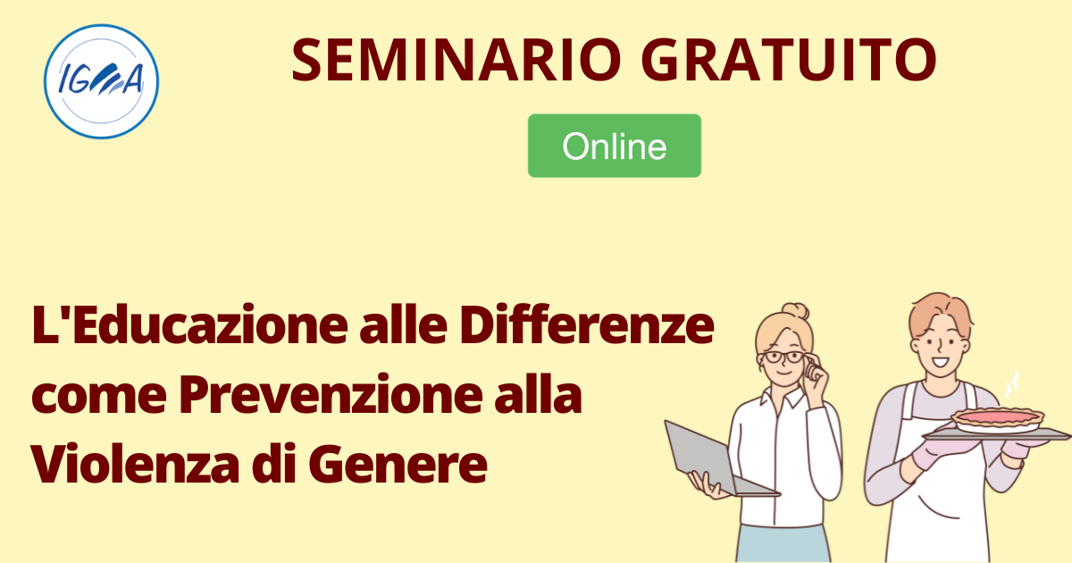 SEMINARIO GRATUITO L Educazione Alle Differenze Violenza Di Genere