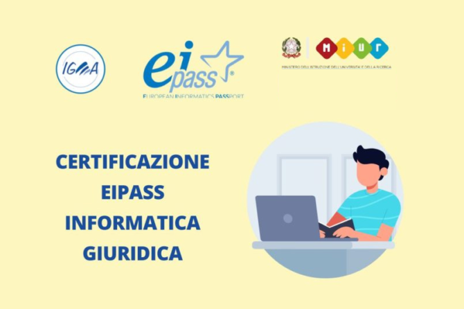 Certificazione Eipass Informatica Giuridica Igeacps