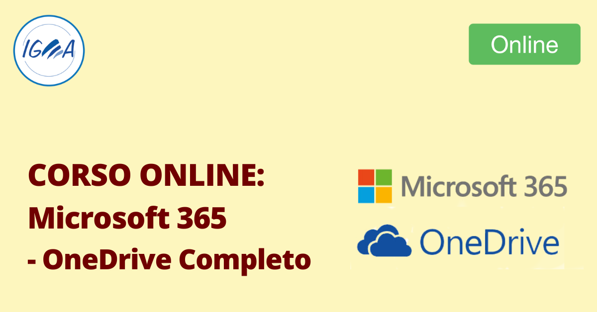 Corso Online Microsoft 365 - OneDrive Completo