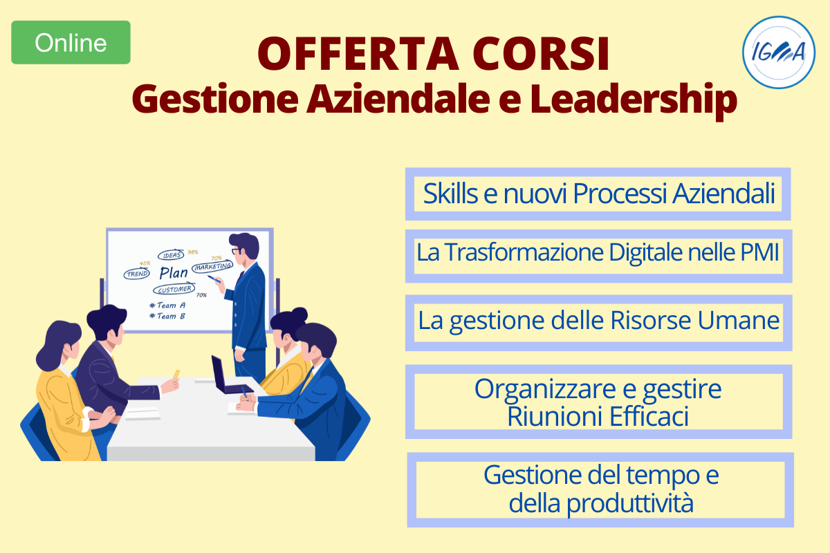 OFFERTA CORSI GESTIONE AZIENDALE E LEADERSHIP