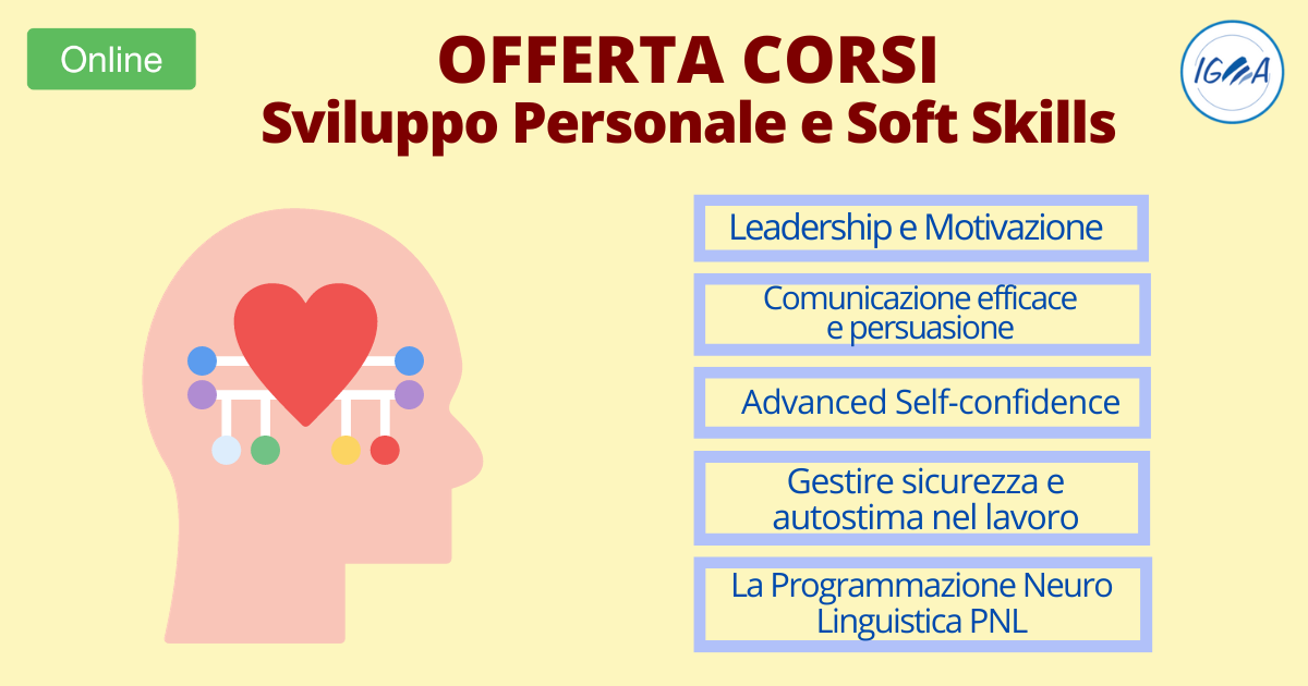 OFFERTA CORSI SVILUPPO PERSONALE E SOFT SKILLS