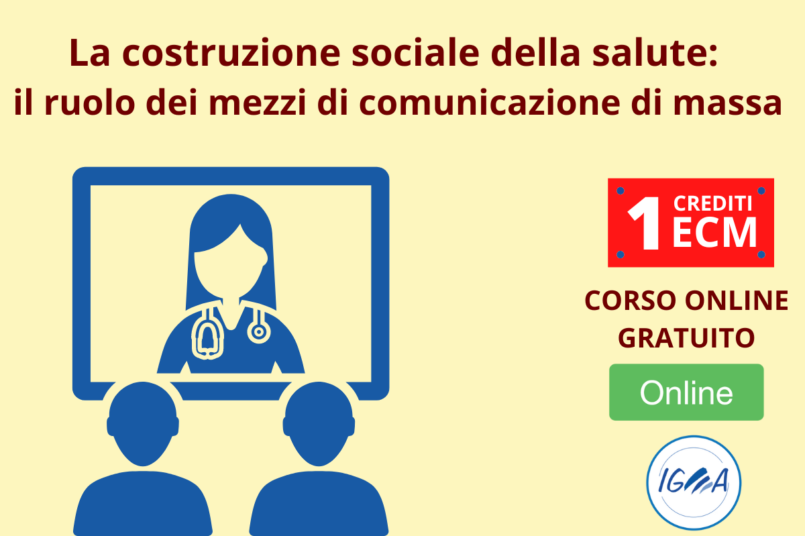 corso gratuito ECM costruzione sociale della salute