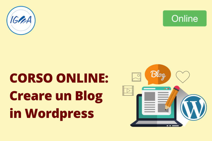 Corso Online: Creare un Blog in Wordpress