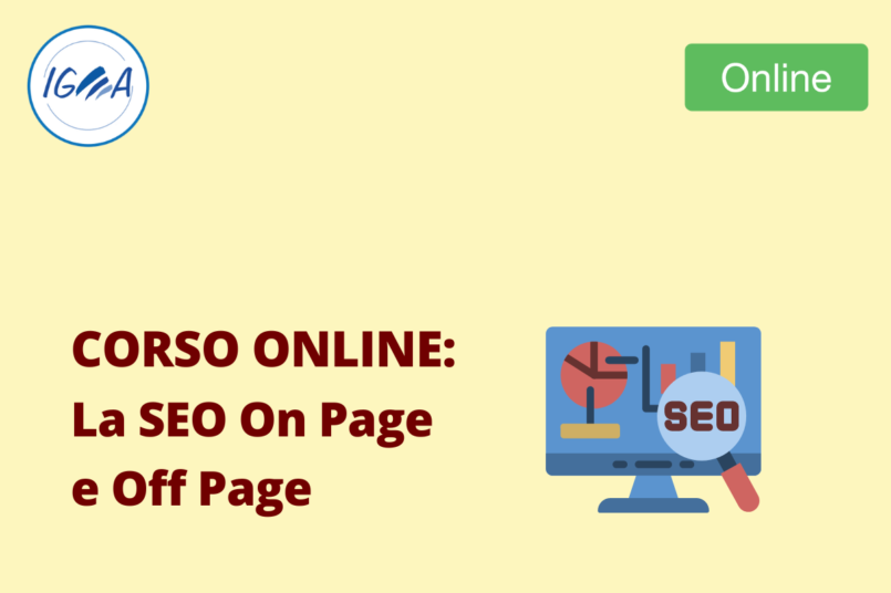 Corso Online: La SEO On Page e Off Page