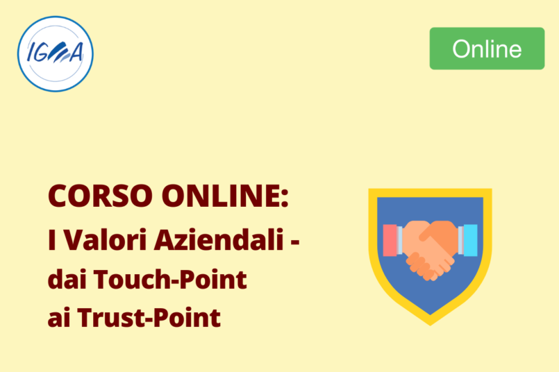 Corso Online: I Valori Aziendali - dai Touch-Point ai Trust-Point