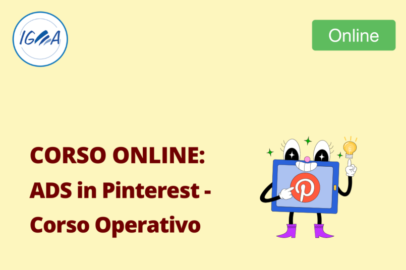 Corso Online: ADS in Pinterest - Corso Operativo