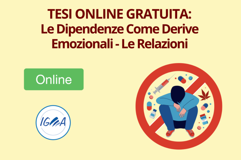 TESI ONLINE GRATUITA Le Dipendenze Come Derive Emozionali - Le Relazioni