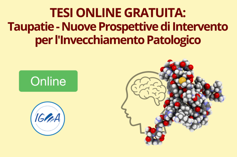 Tesi Gratuita: Taupatie - Intervento per l'Invecchiamento Patologico