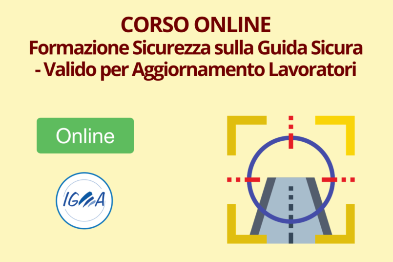 Corso Online Formazione Sicurezza sulla Guida Sicura - Valido per Aggiornamento Lavoratori