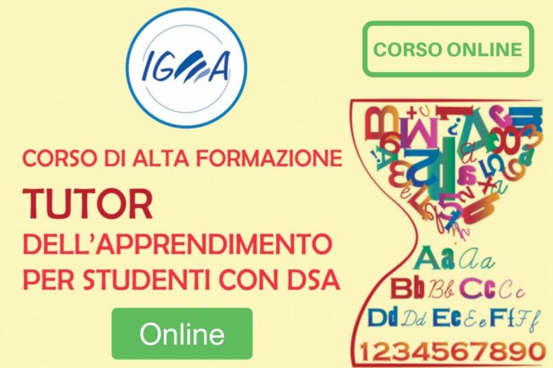 Corso Online Tutor dell'apprendimento DSA