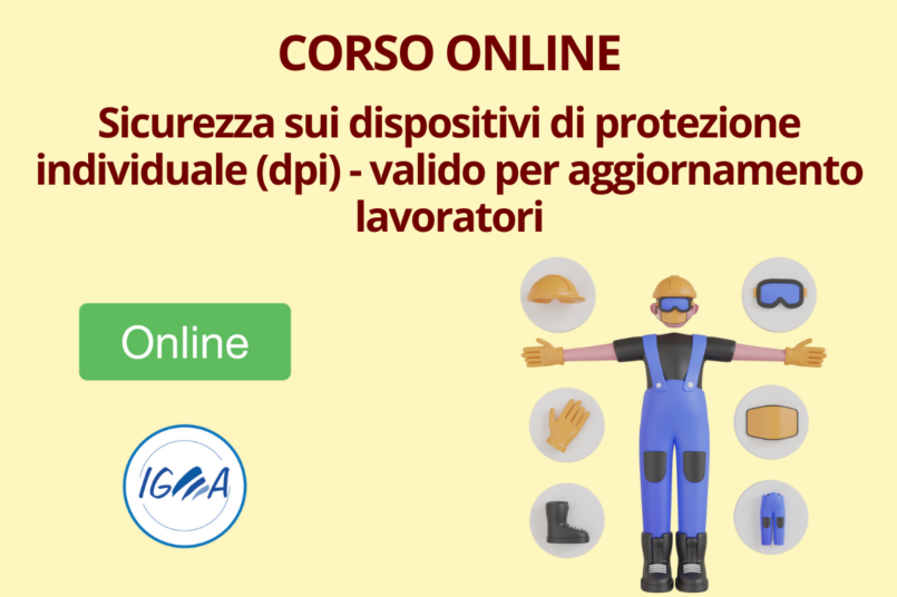 AGGIORNA DISPOSITIVI PROTEZIONE INDIVIDUALE DPI