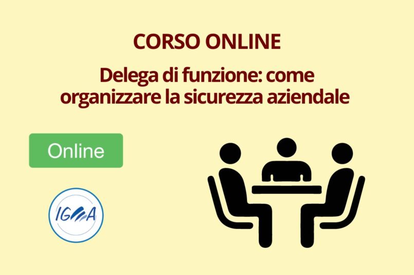 DELEGA FUNZIONE SICUREZZA AZIENDALE RSPP/ASPP E DIRIGENTI