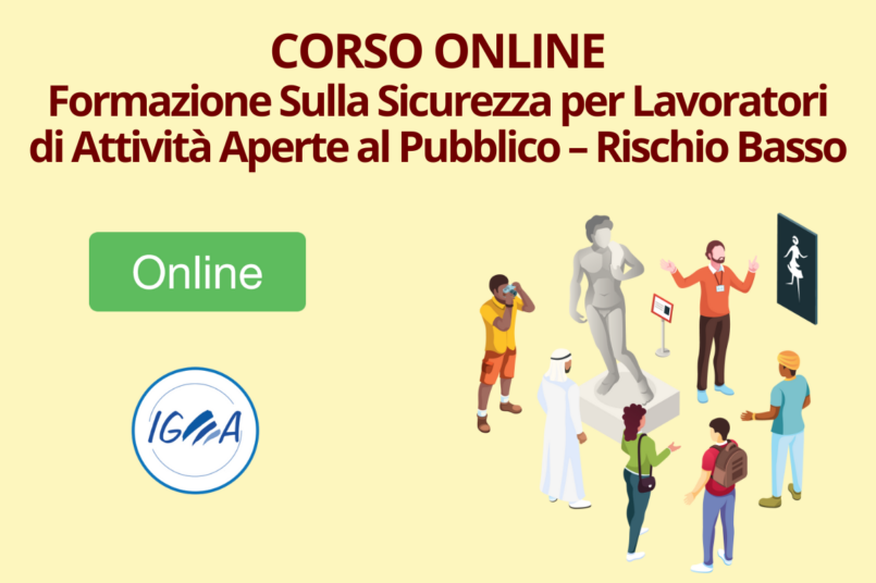 Corso Formazione Sicurezza Attivita Aperte Al Pubblico – Rischio Basso