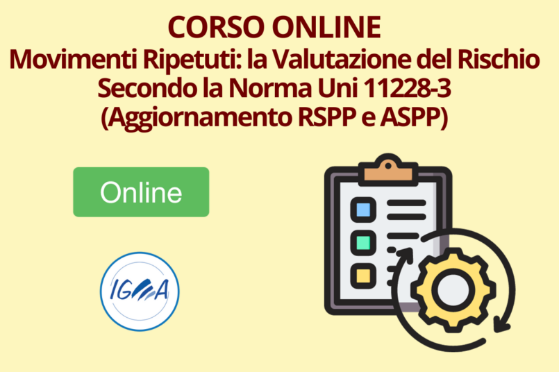 Movimenti Ripetuti Valutazione Rischio Secondo Norma Uni 11228-3