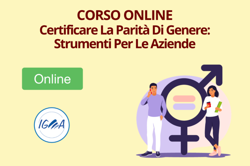 Corso Online Certificare La Parita Di Genere Strumenti Per Le Aziende