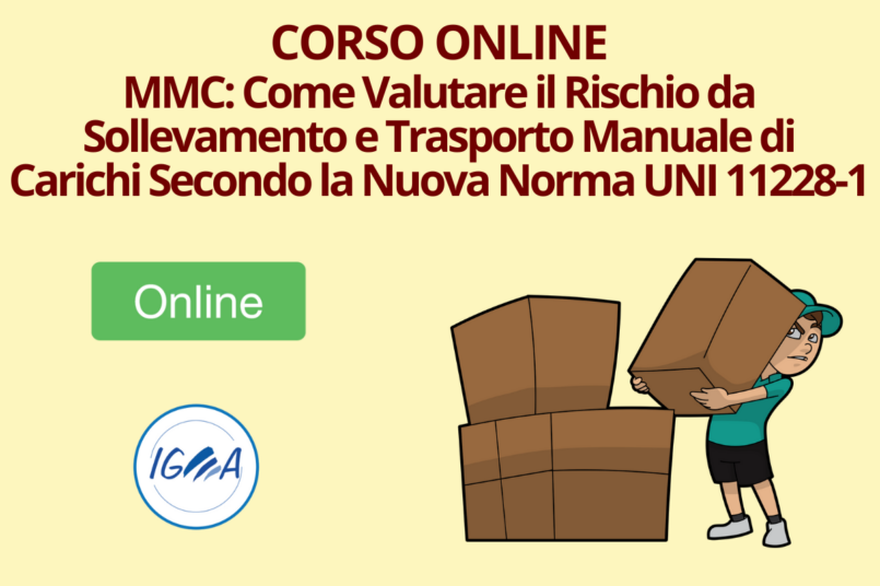 Corso Rischio Sollevamento e Trasporto Manuale Carichi - Norma UNI 11228-1