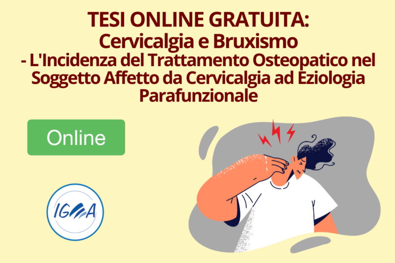 TESI ONLINE GRATUITA Cervicalgia e Bruxismo