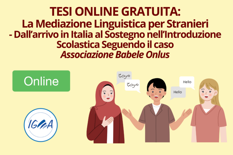 TESI ONLINE GRATUITA La Mediazione Linguistica per Stranieri