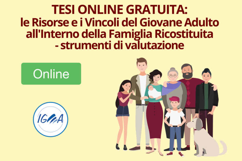 TESI ONLINE Giovane Adulto Famiglia Ricostituita