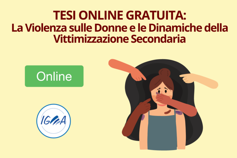 TESI ONLINE La Violenza sulle Donne e le Dinamiche della Vittimizzazione Secondaria