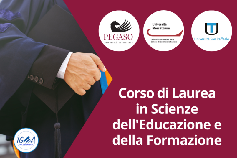 Corso di Laurea in Scienze dell'Educazione e della Formazione