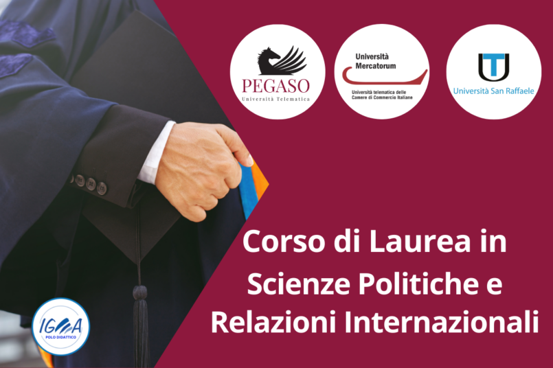 Corso di Laurea in Scienze Politiche e Relazioni Internazionali