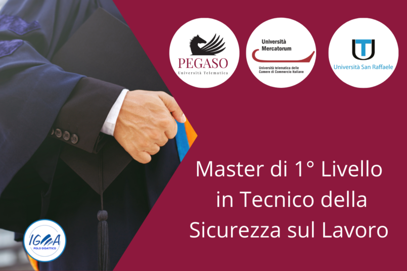 Master di 1° Livello in Tecnico della sicurezza sul lavoro