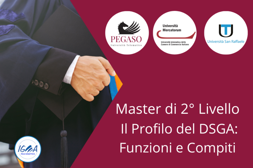 Master di 2° Livello Il profilo del DSGA Funzioni e compiti