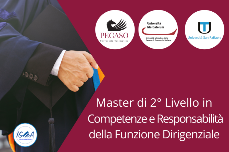 Master di 2° Livello in Competenze e Responsabilita della Funzione Dirigenziale