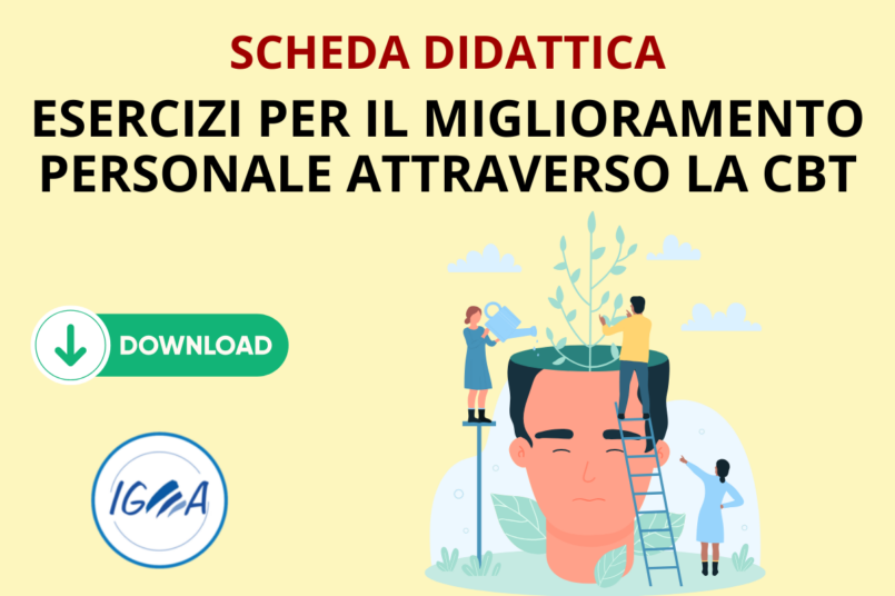 Scheda didattica: Esercizi per il miglioramento personale attraverso la CBT