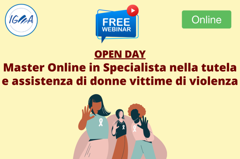 Webinar Gratuito OPEN DAY MASTER Violenza di Genere