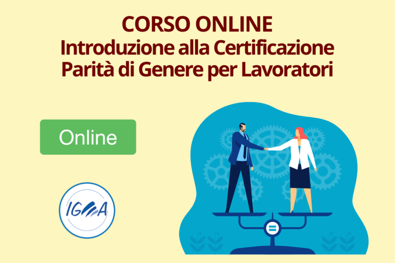 Corso Introduzione alla Certificazione Parità di Genere per Lavoratori