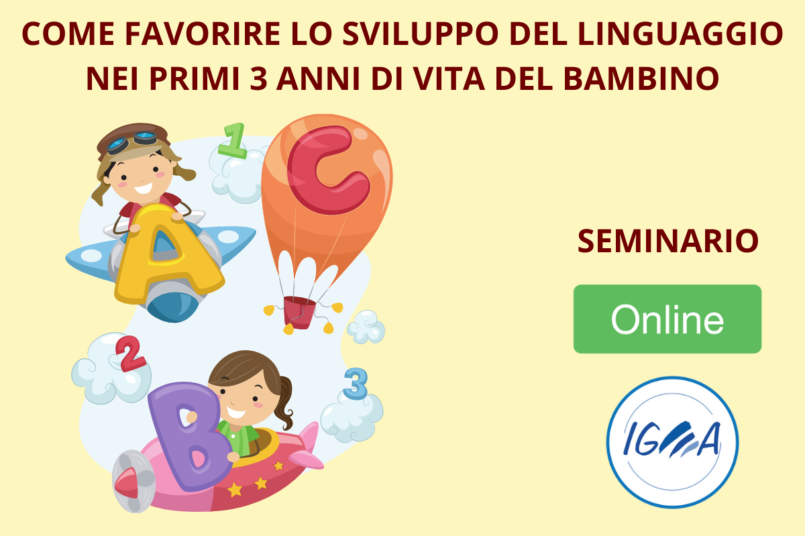 seminario sviluppo linguaggio primi 3 anni